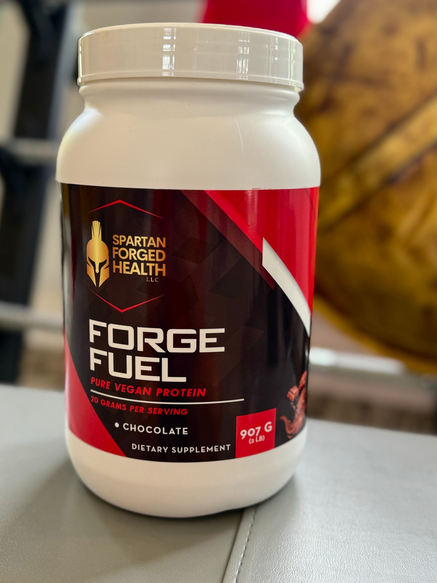 Forge Fuel - Pure Vegan Protein Powder - 20g Per Serving - Chocolate Flavor