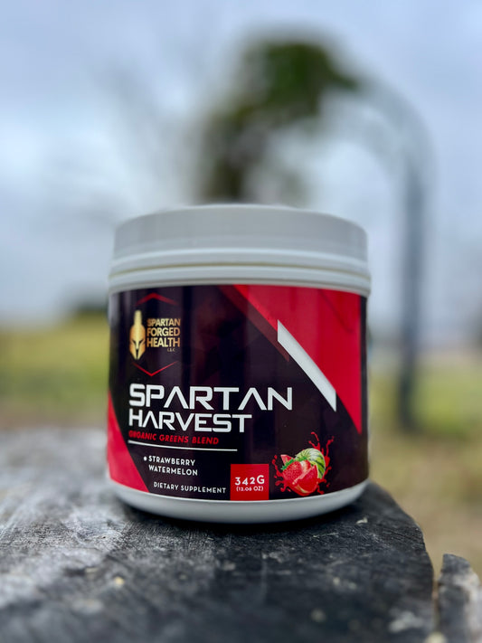 Spartan Harvest - Daily Organic Greens Blend - Strawberry/Watermelon Flavor